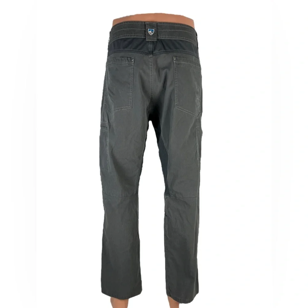 Kuhl Pants Mens 36 X 30 Radikl Pockets Outdoor Camping Hiking Trail Gray Cargo